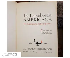 The Encyclopedia Americana 1956 Edition