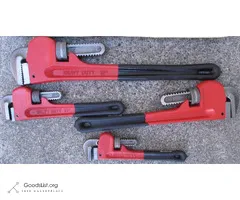 4 Piece Pipe Wrench Set - New