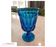 Blue Glasses Possibly Fenton or Fostoria