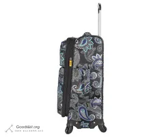 NEW Lucas Designer-28" Softside Suitcase with 4 Rolling Spinner Wheels