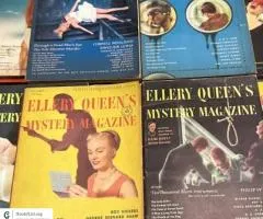 22 Ellery Queen paperback mags