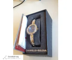 NEW NIB Caravelle by Bulova Women's 'Crystal' Stainless Steel Watch