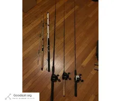 Fishing Poles and Reels - $25 (Auburn)