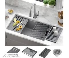 DELTA EVEREST KITCHEN SINK 75B933-33S-WH