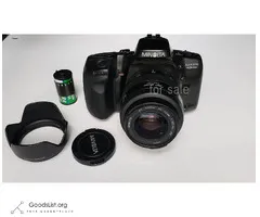 Minolta film camera with prime lens