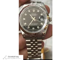 Silver Rolex Oyster Perpetual DateJust Watch