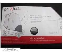 Phil & Teds Stroller Dot All Weather Cover Set