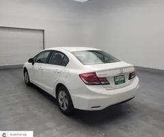 2015 Honda Civic LX - sedan (Honda Civic White)