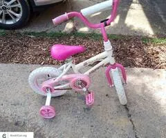 Kids 12 inch bike with training wheels