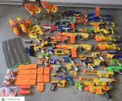 BIG Lot of NERF Collectible Guns