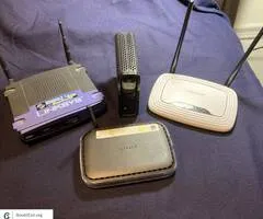 modems and routers with wires