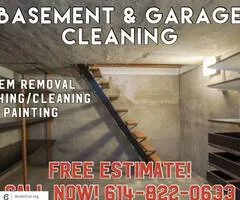 Basement and Garage Cleaning!!fast service with affordable prices!!