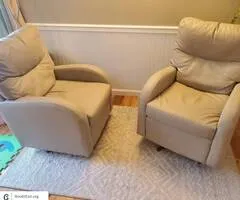 Cozy Swivel and Rocking Chair Set