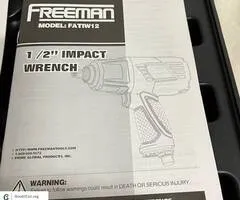 Freeman Pneumatic ½” Impact Wrench & 3/8” Air Ratchet Wrench