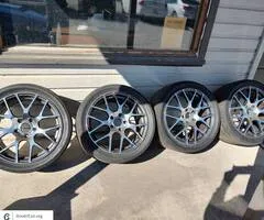 4 TSW Nurburgring Corvette Wheels. Continental Extreme Contact Slicks